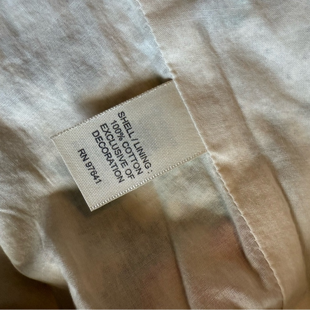 J. Jill RE: Crafted Limited Edition Floral Eyelet Cotton Blazer - Picture 7 of 8